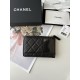 Replica perfetta Portacarte Chanel trapuntato con zip Caviar nero/rosso/albicocca Replica perfetta Portacarte Chanel trapuntato con zip Caviar nero/rosso/albicocca