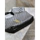 Borsa shopping YSL Saint Laurent Icare Maxi in di agnello trapuntata nera Borsa shopping YSL Saint Laurent Icare Maxi in di agnello trapuntata nera