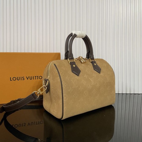 Replica Borsa LV M2A383 Speedy Bandoulière 25 scamosciata marrone Replica Borsa LV M2A383 Speedy Bandoulière 25 scamosciata marrone