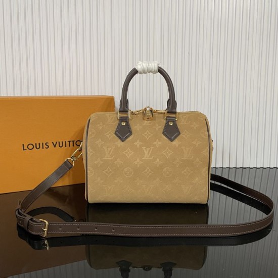 Replica Borsa LV M2A383 Speedy Bandoulière 25 scamosciata marrone Replica Borsa LV M2A383 Speedy Bandoulière 25 scamosciata marrone