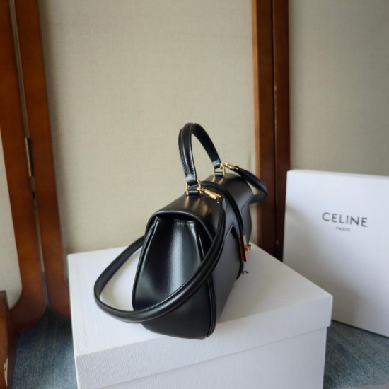 Replica Borse Celine Le 16 Side-to-Side pelle di vitello nera Replica Borse Celine Le 16 Side-to-Side pelle di vitello nera