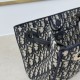 Replica Borsa shopping Dior Promenade East-West in jacquard Dior Oblique blu