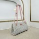 Replica Borsa shopping Dior Promenade East-West in jacquard Dior Oblique blu