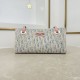Replica Borsa shopping Dior Promenade East-West in jacquard Dior Oblique blu
