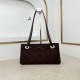 Replica Borsa shopping Dior Promenade East-West in camoscio color caffè/bordeaux