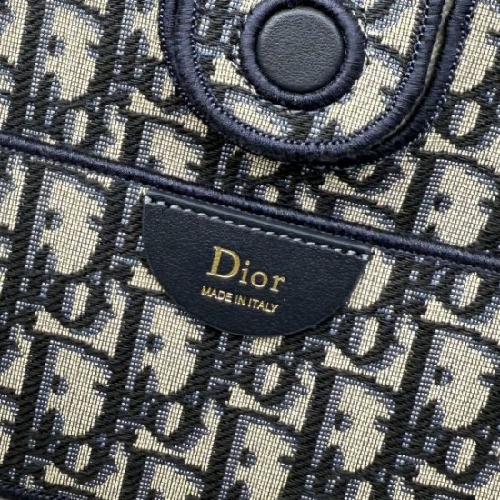 Replica Borsa shopping Dior Promenade East-West in camoscio color caffè/bordeaux