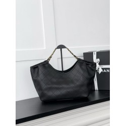 Borsa Chanel Maxi CC Cabas Hobo AS6475 in pelle di vitello nera Borsa Chanel Maxi CC Cabas Hobo AS6475 in pelle di vitello nera