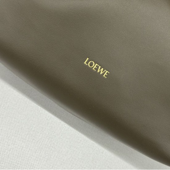 Replica Borsa Loewe Flamenco media nappa di agnello/giallo Replica Perfetta Borsa Loewe Flamenco media nappa di agnello/giallo