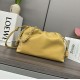 Replica Borsa Loewe Flamenco media nappa di agnello/giallo Replica Perfetta Borsa Loewe Flamenco media nappa di agnello/giallo