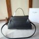 Replica Perfetta Borse Celine Flair grande in pelle di vitello lucida nera/bordeaux Imitazioni Perfetta Borse Celine Flair grande in pelle di vitello lucida nera/bordeaux