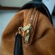 Replica Borse Celine Flair grande in camoscio nero/marrone Replica Borse Celine Flair grande in camoscio nero/marrone