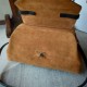 Replica Borse Celine Flair grande in camoscio nero/marrone Replica Borse Celine Flair grande in camoscio nero/marrone