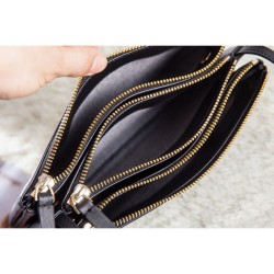 Replica Borse Celine Piccolo Trio Crossbody In pelle di vitello nera Imitazioni Replica perfette Borse Celine Piccolo Trio Crossbody In pelle di vitello nera