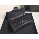 Riproduzione Fedele Medium Classica Caviar Flap Borse A1112 Nero Argento / Hardware d'oro imitazioni Replica Alta Qualità Medium Classica Caviar Flap Borse A1112 Nero Argento / Hardware d'oro