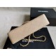 Riproduzione Fedele Medium Classic Caviar Flap Borse A1112 Albicocca Argento / Hardware d'oro imitazioni Replica Alta Qualità Medium Classic Caviar Flap Borse A1112 Albicocca Argento / Hardware d'oro