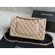 Riproduzione Fedele Medium Classic Caviar Flap Borse A1112 Albicocca Argento / Hardware d'oro imitazioni Replica Alta Qualità Medium Classic Caviar Flap Borse A1112 Albicocca Argento / Hardware d'oro