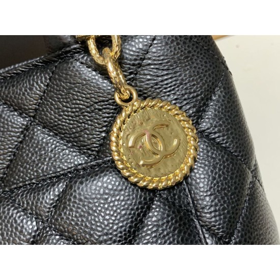 Borsa Tote Medaglione A25188 Nera Borsa Tote Medaglione A25188 Nera