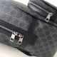 Riproduzione Fedele Zaino GG Monogram Supreme Canvas Travel Carry 322069 Nero imitazioni Replica Alta Qualità Zaino GG Monogram Supreme Canvas Travel Carry 322069 Nero