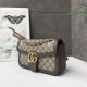 Riproduzione Fedele Imitazione Ophidia GG Mini borsa Marmont Matelasse 443497 Caffè imitazioni Replica Alta Qualità Imitazione Ophidia GG Mini borsa Marmont Matelasse 443497 Caffè