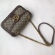 Riproduzione Fedele Imitazione Ophidia GG Mini borsa Marmont Matelasse 443497 Caffè imitazioni Replica Alta Qualità Imitazione Ophidia GG Mini borsa Marmont Matelasse 443497 Caffè