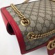 Riproduzione Fedele Ophidia GG Mini borsa Marmont Matelasse 443497 Rosso imitazioni Replica Alta Qualità Ophidia GG Mini borsa Marmont Matelasse 443497 Rosso