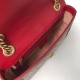 Riproduzione Fedele Ophidia GG Mini borsa Marmont Matelasse 443497 Rosso imitazioni Replica Alta Qualità Ophidia GG Mini borsa Marmont Matelasse 443497 Rosso