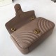 Riproduzione Fedele Borsa Marmont Matelasse Mini 443497 Caffè leggero imitazioni Replica Alta Qualità Borsa Marmont Matelasse Mini 443497 Caffè leggero