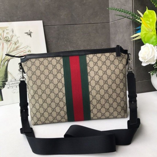 Riproduzione Fedele GG Supreme Medium Messenger borsa 523335 imitazioni Replica Alta Qualità GG Supreme Medium Messenger borsa 523335