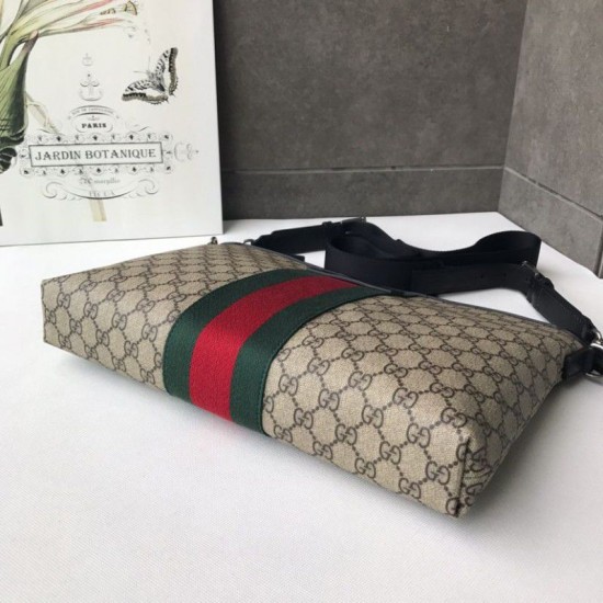 Riproduzione Fedele GG Supreme Medium Messenger borsa 523335 imitazioni Replica Alta Qualità GG Supreme Medium Messenger borsa 523335