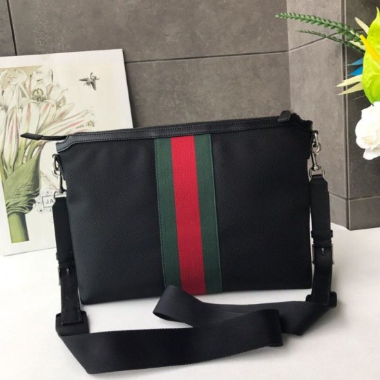 Riproduzione Fedele Borsa a tracolla Supreme Medium 523335 Nera imitazioni Replica Alta Qualità Borsa a tracolla Supreme Medium 523335 Nera