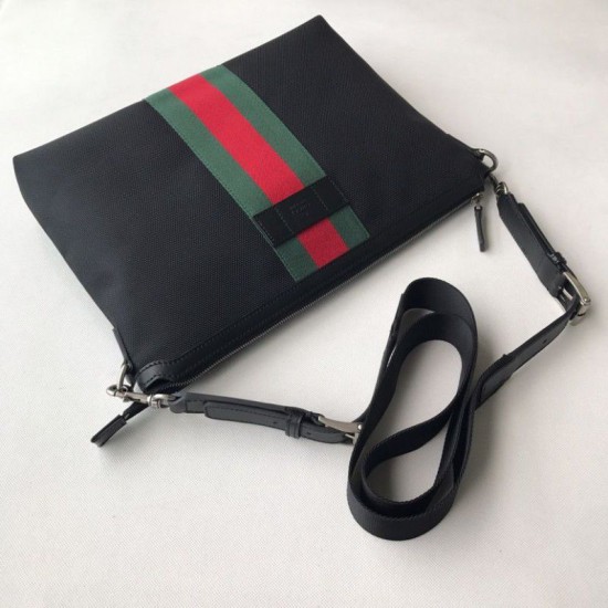 Riproduzione Fedele Borsa a tracolla Supreme Medium 523335 Nera imitazioni Replica Alta Qualità Borsa a tracolla Supreme Medium 523335 Nera