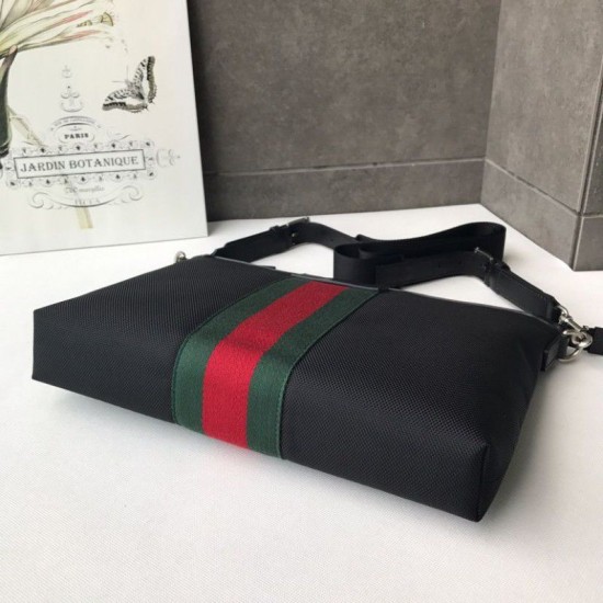 Riproduzione Fedele Borsa a tracolla Supreme Medium 523335 Nera imitazioni Replica Alta Qualità Borsa a tracolla Supreme Medium 523335 Nera