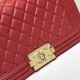 Riproduzione Fedele Borse Medium Boy Flap A67086 Rosso Golden imitazioni Replica Alta Qualità Borse Medium Boy Flap A67086 Rosso Golden