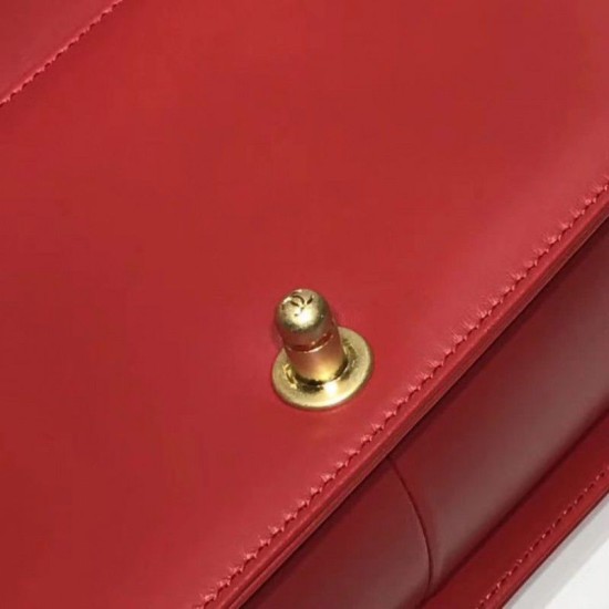 Riproduzione Fedele Borse Medium Boy Flap A67086 Rosso Golden imitazioni Replica Alta Qualità Borse Medium Boy Flap A67086 Rosso Golden