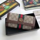 Riproduzione Fedele Pari replica Ophidia GG Continental Wallet 523153 Marrone imitazioni Replica Alta Qualità Pari Ophidia GG Continental Wallet 523153 Marrone