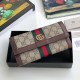 Riproduzione Fedele Pari replica Ophidia GG Continental Wallet 523153 Marrone imitazioni Replica Alta Qualità Pari Ophidia GG Continental Wallet 523153 Marrone