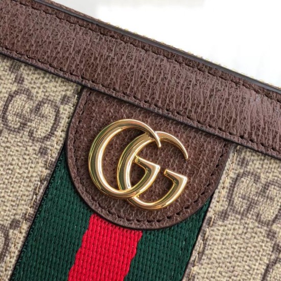 Riproduzione Fedele Portafoglio Ophidia GG Zip Around 523154 Marrone imitazioni Replica Alta Qualità Portafoglio Ophidia GG Zip Around 523154 Marrone