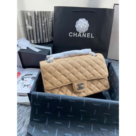 Borsa a patta classica A1112 Albicocca Dupe Perfetta Cloni Firmate Borsa a patta classica A1112 Albicocca imitazioni