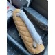 Borsa a patta classica A1112 Albicocca Dupe Perfetta Cloni Firmate Borsa a patta classica A1112 Albicocca imitazioni