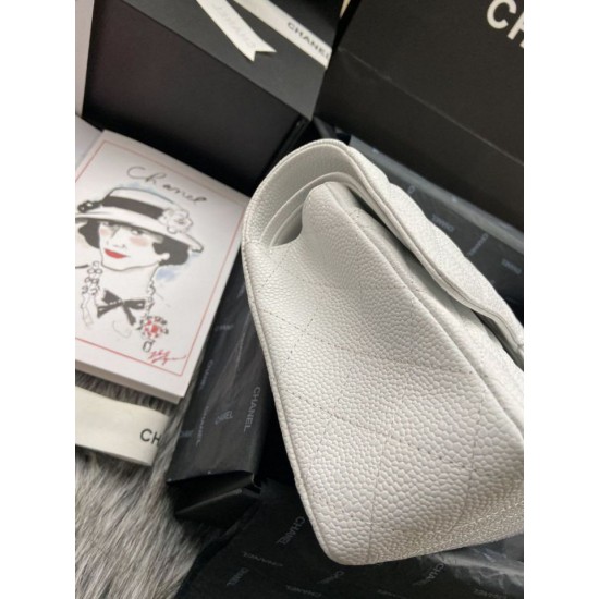 Imitazione Borsa a patta classica A1112 bianca Dupe Perfetta Cloni Firmate Imitazione Borsa a patta classica A1112 bianca imitazioni