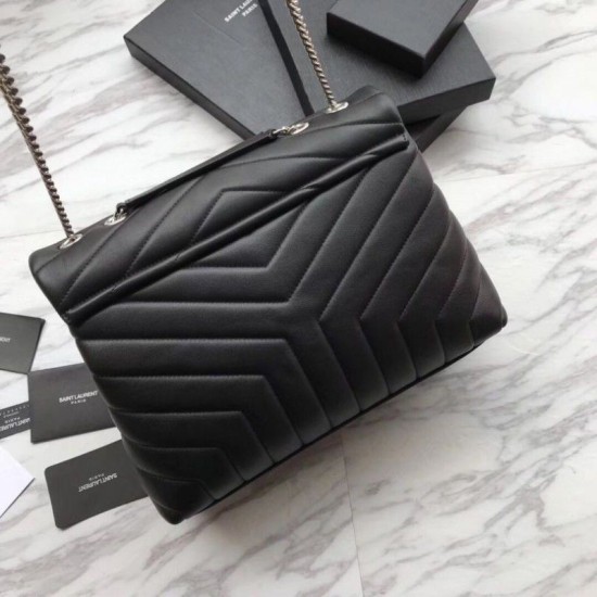 Replica Busta grande YSL Saint Laurent Classic in argento Outlet Busta grande YSL Saint Laurent Classic in argento imitazioni perfette