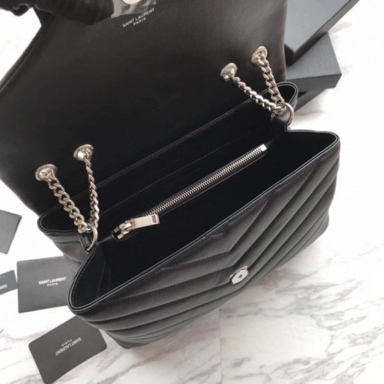 Replica Busta grande YSL Saint Laurent Classic in argento Outlet Busta grande YSL Saint Laurent Classic in argento imitazioni perfette