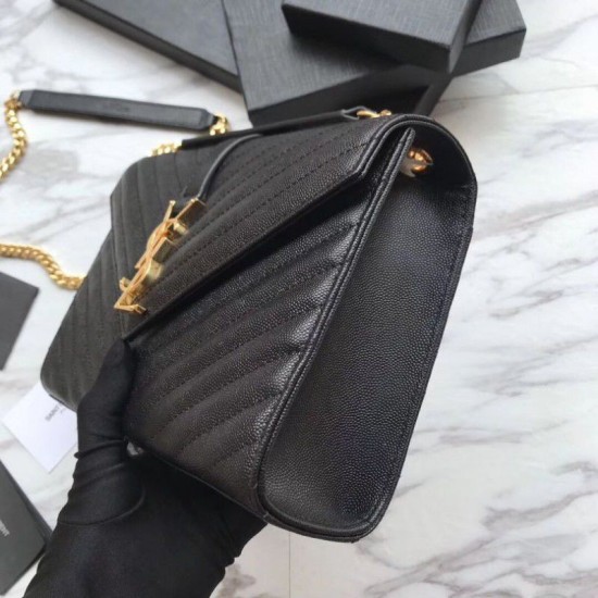 Replica YSL Saint Laurent Piccola Busta Borsa 1:1 Grain Hardware dorato goffrato Outlet YSL Saint Laurent Piccola Busta Borsa Replica Grain Hardware dorato goffrato imitazioni perfette