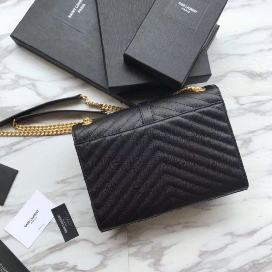 Replica YSL Saint Laurent Piccola Busta Borsa 1:1 Grain Hardware dorato goffrato Outlet YSL Saint Laurent Piccola Busta Borsa Replica Grain Hardware dorato goffrato imitazioni perfette