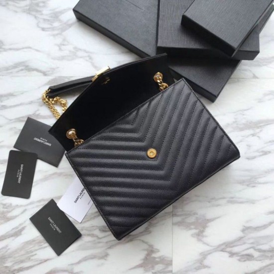 Replica YSL Saint Laurent Piccola Busta Borsa 1:1 Grain Hardware dorato goffrato Outlet YSL Saint Laurent Piccola Busta Borsa Replica Grain Hardware dorato goffrato imitazioni perfette