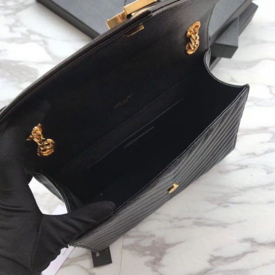 Replica YSL Saint Laurent Piccola Busta Borsa 1:1 Grain Hardware dorato goffrato Outlet YSL Saint Laurent Piccola Busta Borsa Replica Grain Hardware dorato goffrato imitazioni perfette