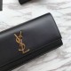 Imitazione Portafoglio YSL Saint Laurent Classic Monogram in pelle liscia nera imitazioni perfette