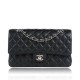 Classic Flap Originale pelle Caviar Jumbo Borse A58600 Y07352 nero imitazioni perfette