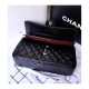 Classic Flap Originale pelle Caviar Jumbo Borse A58600 Y07352 nero imitazioni perfette