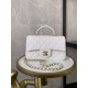 Dupe Mini Borsa con Patta in Pelle di Vitello Granata con Manico Superiore AS2431 Bianco imitazioni perfette Replica Mini Borsa con Patta in Pelle di Vitello Granata con Manico Superiore AS2431 Bianco Griffate
